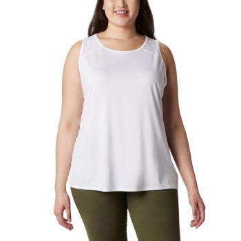 Dámské Tílko Columbia Peak To Point II Plus Size Bílé EGPSXZ042